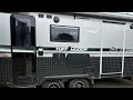 Caravan internal walkthrough - Paramount Tuff mudda 22’6 Toy hauler - bunk van /wheel chair caravan