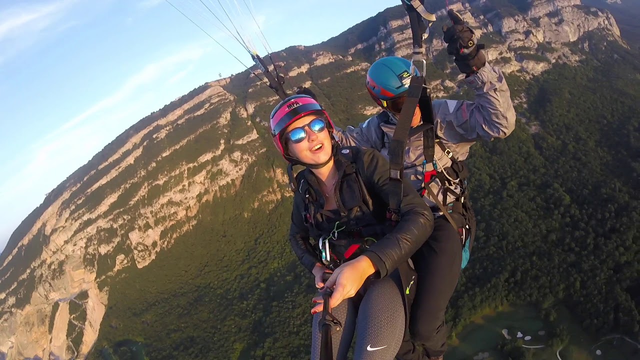 vole biplace Salève avec Choé - bi beta 5 advance