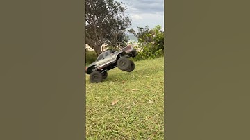 Wheelies with the Axial Basecamp #offroad #rccar #rccrawler #rockcrawler #axial #basecamp #scx10III