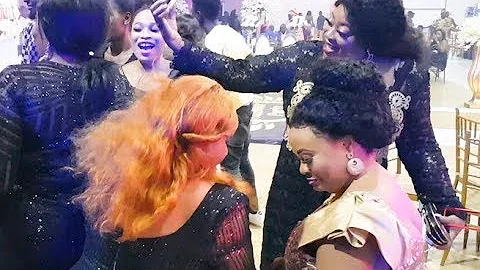 Ayo Adesanya, Ngozi Nwosu Lavishes Money & Also Dances With Zanzee At Her Colorful 40th Birthday