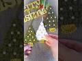 【かぎ針編み】簡単クリスマスツリーのオーナメントの編み方🎄#shorts