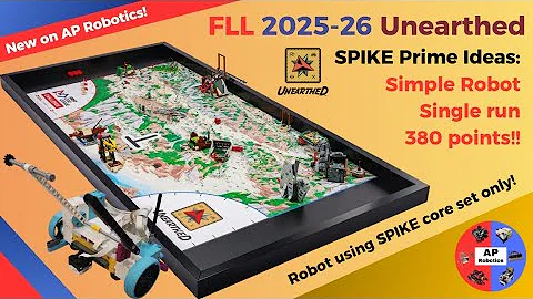 380 Points in a SINGLE Run! - FLL Unearthed SPIKE Ideas - SPIKE Core Set Only - Inspiration Video