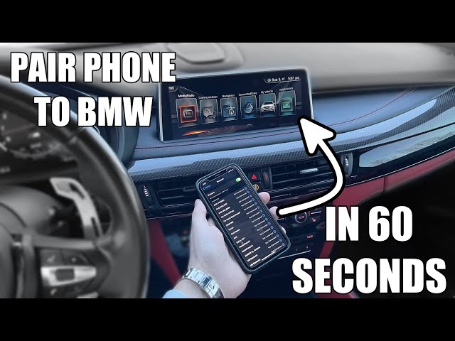 HOW TO PAIR YOUR BMW BLUETOOTH! 