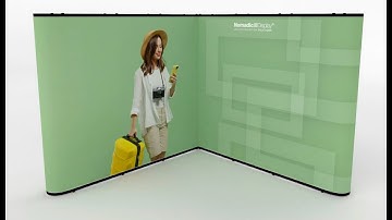 COMBI05G Pop Up Stand Setup Tutorial | Nomadic Display Europe