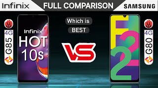 Infinix Hot 10s VS galaxy F22 Full Comparison Which is Best
