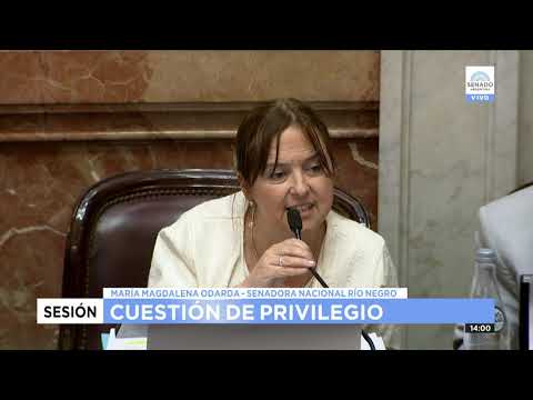 SDORA. MAGDALENA ODARDA - SESIÓN EXTRAORDINARIA 12-12-18