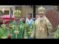 Orthodox Patriarch of Moscow and Metropolitan of Kiev serve Divine Liturgy