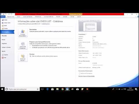Vídeo: Como removo propriedades de documentos do PowerPoint?
