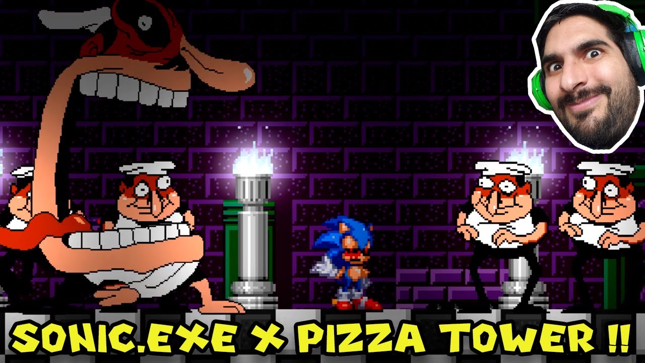Sonic Exe X Pizza Tower Reaccionando A Videos De Sonic Exe Con