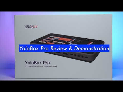 YoloBox Pro. The Easy Multi Camera Live Streaming Device Review and Demonstration