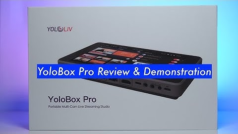 YoloBox Pro. The Easy Multi Camera Live Streaming Device Review and Demonstration
