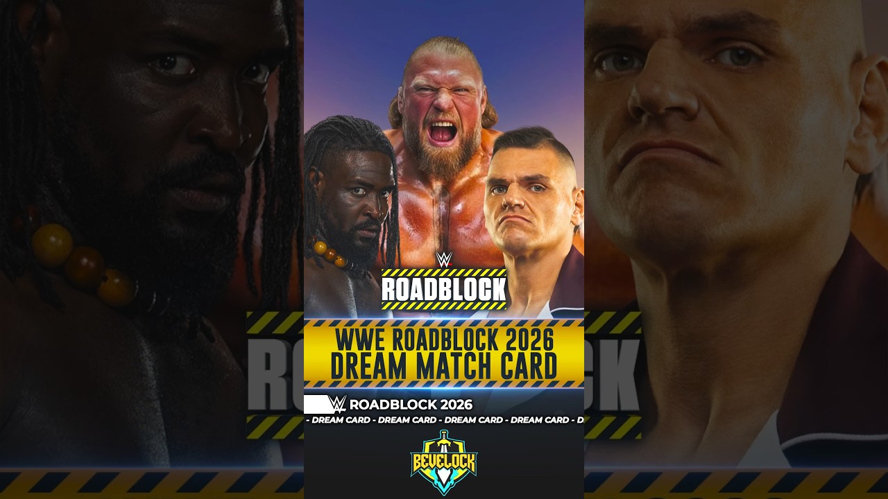 Roadblock 2026 - Dream Card Preview #Roadblock #Bevelock #WWE #Shorts