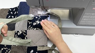 Threaded Treasures: Crafting a Patchwork Bag from Leftover Fabrics by Two Strands 30,433 views 4 months ago 11 minutes, 22 seconds