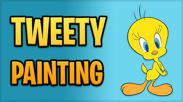 TWEETY Acrylic Painting | Looney Tunes | Painting Timelapse | Draw Corn