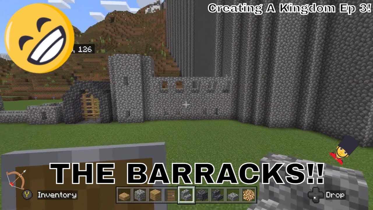 Minecraft | Creating a Kingdom | EP 3 | THE Barracks!!!! - YouTube