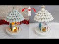 Economical Christmas Showpiece made With Plastic Bottle |DIY Low budget Christmas craft ideas