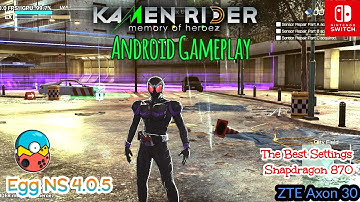 KAMEN RIDER Memory of Heroez Android Gameplay | Egg NS 4.0.5 | Best Settings Snapdragon 870