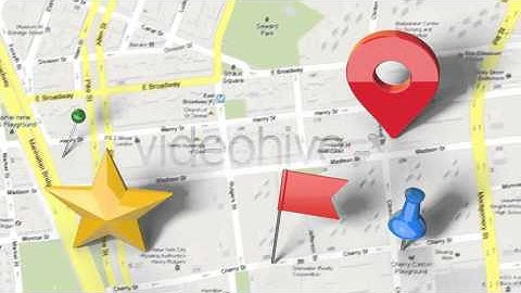 Map Generator with Real 3D Markers-after effects templates