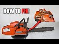 How to Fix a Stuck Chainsaw Brake