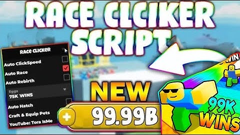 *NEW* Race Clicker Script (PASTEBIN 2025) (EVENT, AUTOFARM, AUTO REBIRTH, AUTO RACE, HATCH EGG)