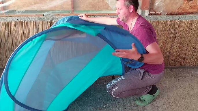 Crivit pop up tent, pop-up beach shelter lidl how to close or fold in 30  second - YouTube