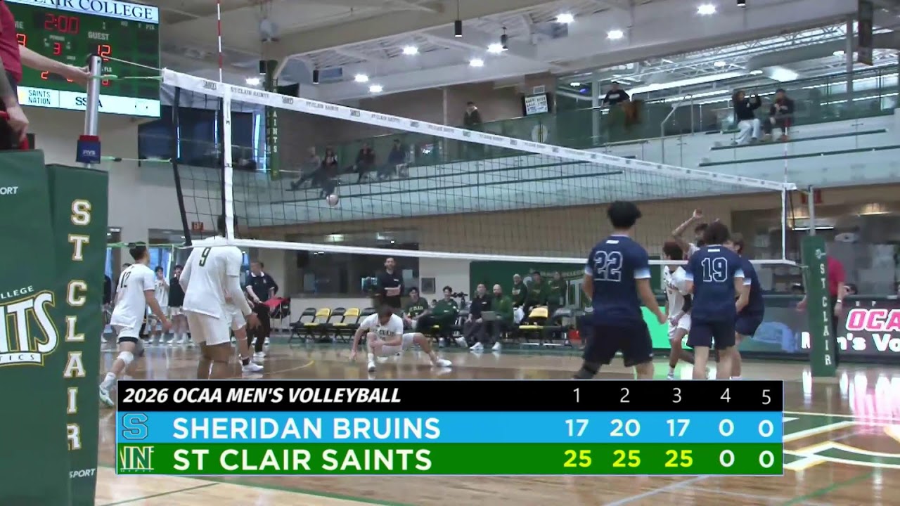 OCAA Men's Volleyball 🏐 Sheridan @ St. Clair [2026/01/25]