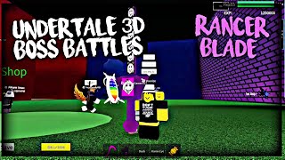 Roblox Undertale 3d Boss Battles Rancer Blade Youtube - roblox undertale 3d boss battles error sans