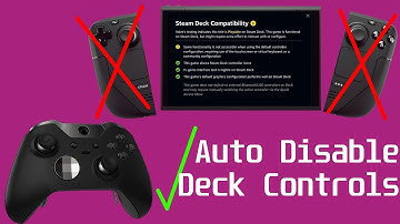 Steam Deck - Auto Disable Deck Controller Script