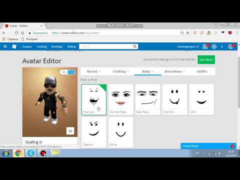 HOW TO GET FREE FACE IN ROBLOX -როგორ ავიღოთ უფასო სახეები რობლოქსში