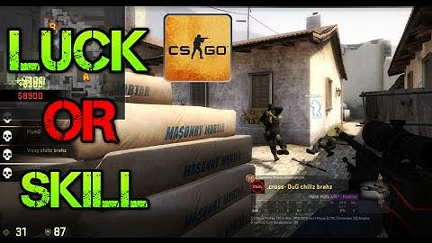 CSGO -  Luck OR Skill?  "4k Awp save"  #8