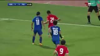 ملخص مباراة اليمن 1/1فلبين تصفيات كأس أسيا وكأس العالم