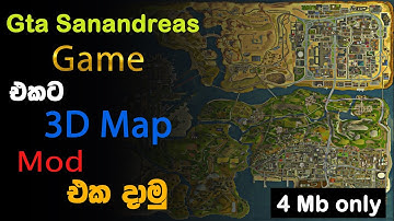 How To Add 3D Map Mod In Gta Sanandreas Game | SL Chama Academy