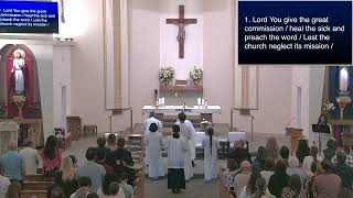 Mass at St. Joseph Catholic Church