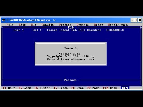 Instalación Turbo C 2.01 - YouTube