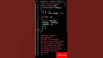 2023 AP Computer Science A MCQ 20