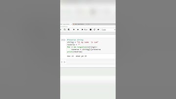 reverse a string with python