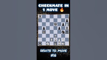 CHECKMATE IN 1 MOVE - #16 #chess #checkmate #chesspuzzle