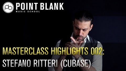 Stefano Ritteri (Cubase): Masterclass Highlights 002