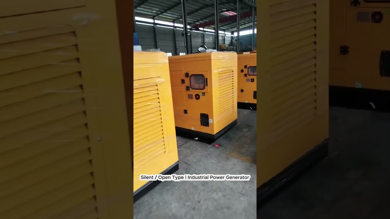 30kW Diesel Generator Set | Silent / Open Type | Industrial Power Generator Five silent speakers