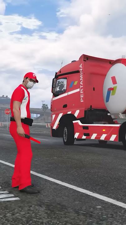 Jadi Supir Truk Pertamina! GTA 5 #shorts