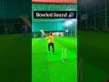 Bowler hitting the stumps dugoutturf cricket cricketshorts viral youtubeshorts cricketlovers
