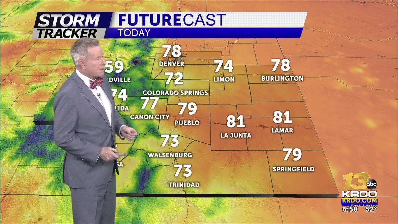 Warmer today with afternoon showers and storms - YouTube