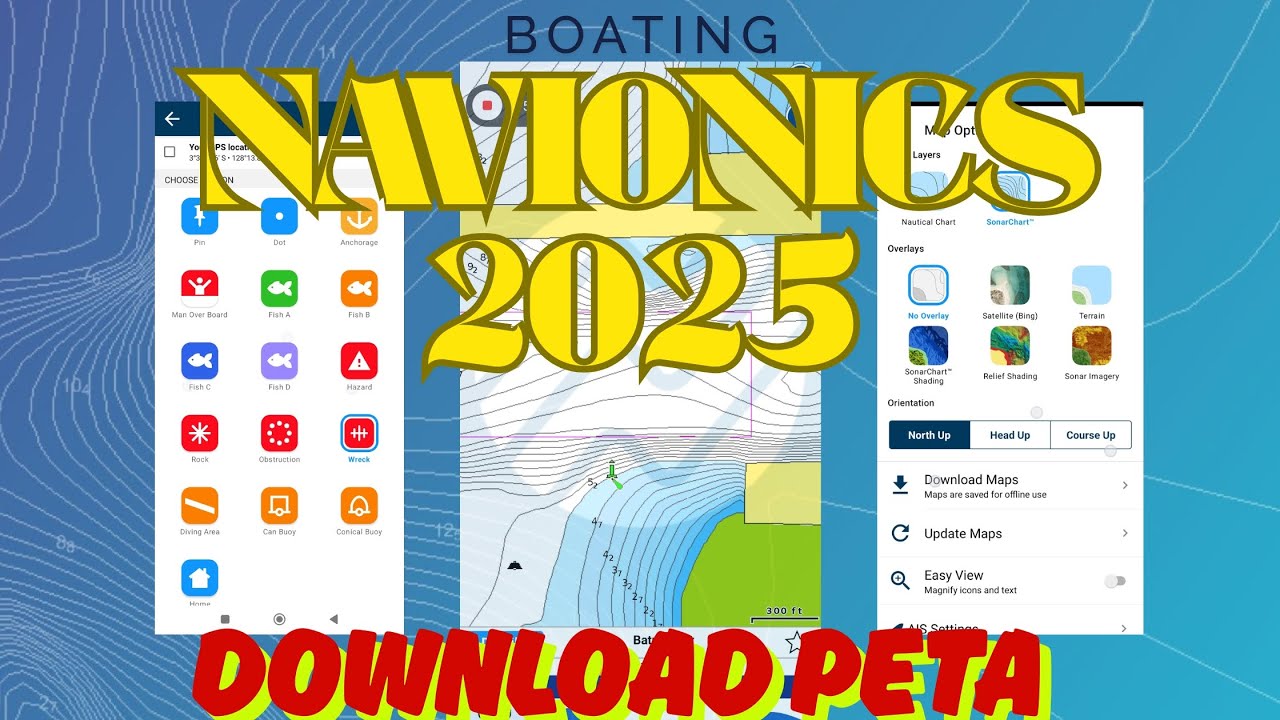NAVIONICS Boating Premium, Download map Semaunya‼️ Navigasi 2025‼️ Back Up spot, track‼️v17 Asli‼️