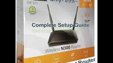 D-link Wireless N300 Router- Complete Review With Setup