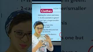 Clothes #تعلم_اللغة_الانجليزية_مع_اميرة_البيار