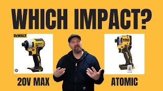Which 20V Dewalt Impact Driver is best?
