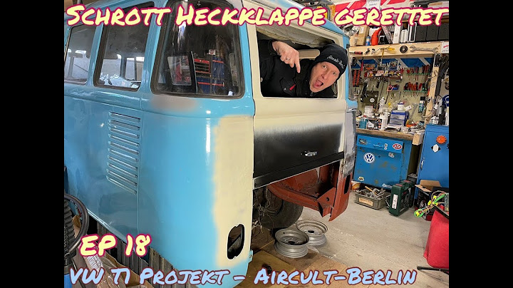 VW T1 Projekt - Schrott Heckklappe gerettet - geschweißt und ausgebeult - EP18