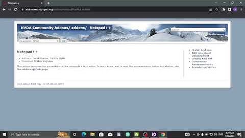 how to download nvda addon using nvda adon website from nvda menu:\tools\manage addons