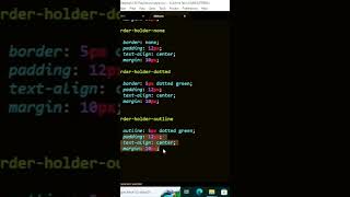 Difference between CSS border and outline #html #tutorial #css #css3 #border #outline #difference
