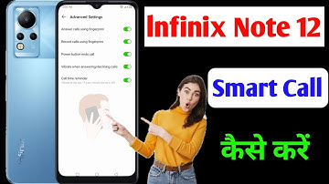 infinix note 12 smart call setting / infinix note 12 me smart call setting on kaise kare /note 12